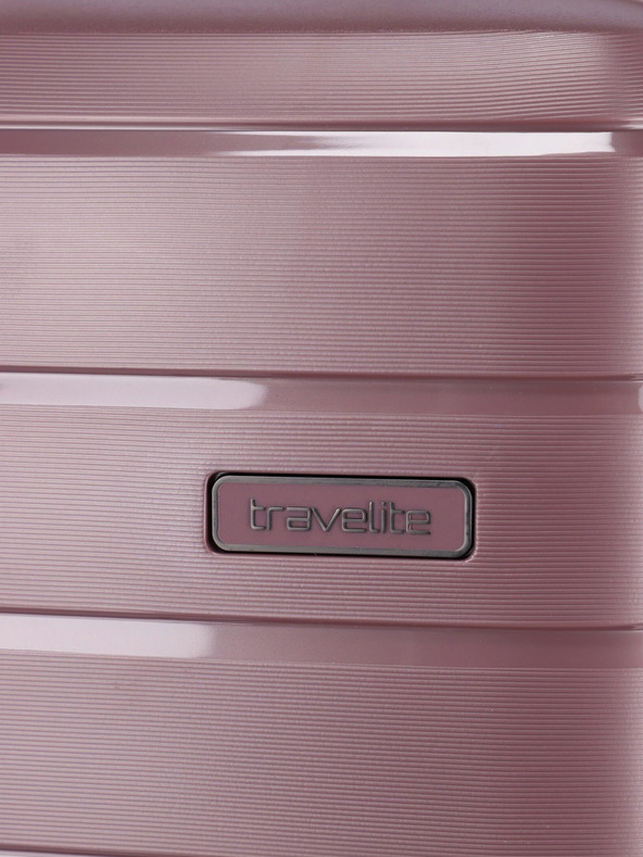 Travelite Sada troch ružových cestovných kufrov Travelite Air Base S,M,L