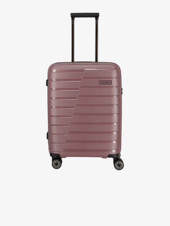 Travelite Sada troch ružových cestovných kufrov Travelite Air Base S,M,L