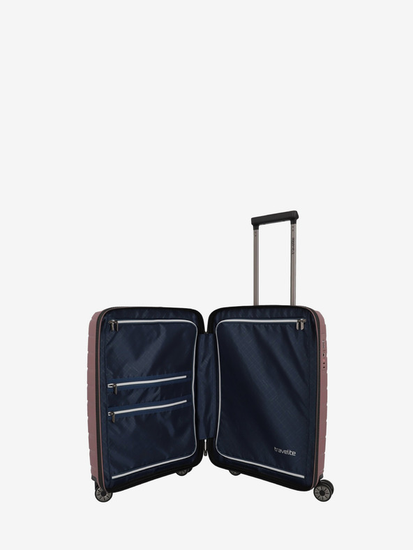 Travelite Sada troch ružových cestovných kufrov Travelite Air Base S,M,L