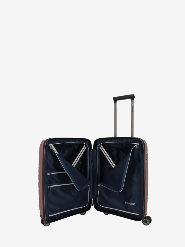 Travelite Sada troch ružových cestovných kufrov Travelite Air Base S,M,L