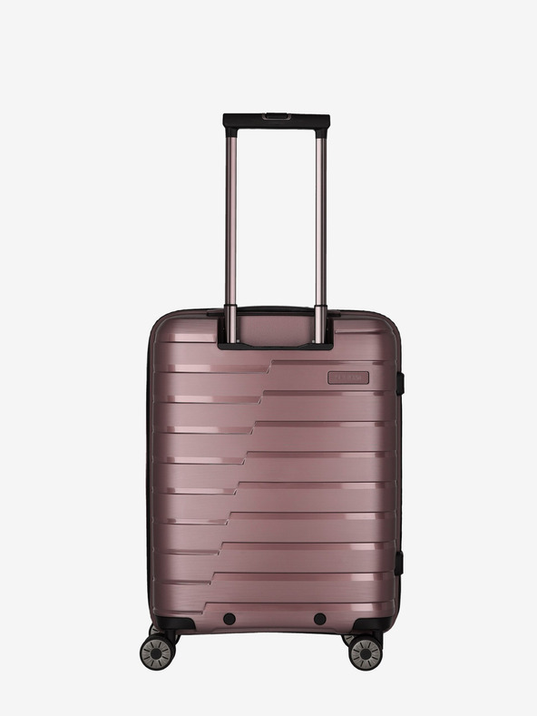 Travelite Ružový cestovný kufor Travelite Air Base 4w S Predné vrecko