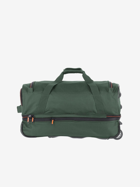 Travelite Tmavozelená taška na kolieskach Travelite Basics S
