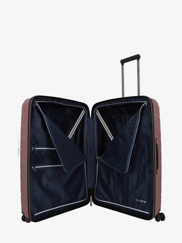 Travelite Ružový cestovný kufor Travelite Air Base L