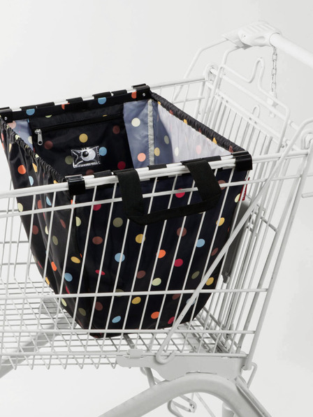 Reisenthel Čierna unisex nákupná taška s bodkami Reisenthel Easyshoppingbag