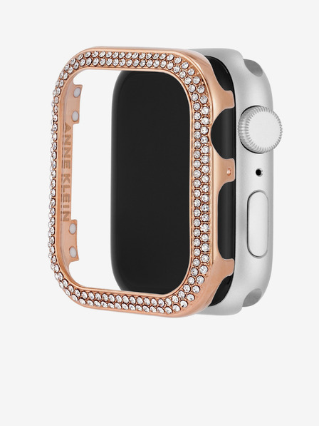 Anne Klein Luneta pre Apple Watch s kryštálmi v ružovom zlate Anne Klein