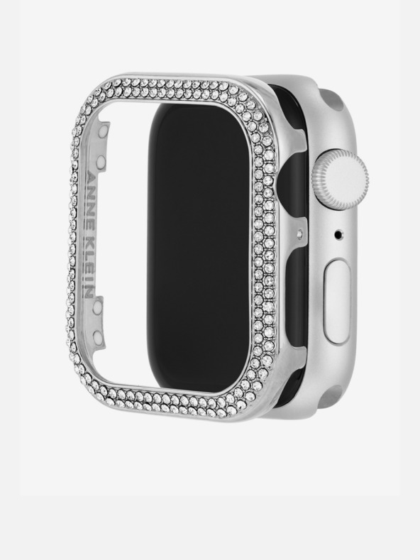 Anne Klein Lunette pre Apple Watch s kryštálmi v striebornej farbe Anne Klein