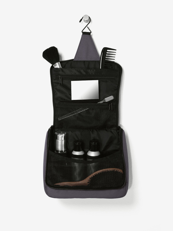 Reisenthel Čierna dámska cestovná toaletná taška Reisenthel s bodkami