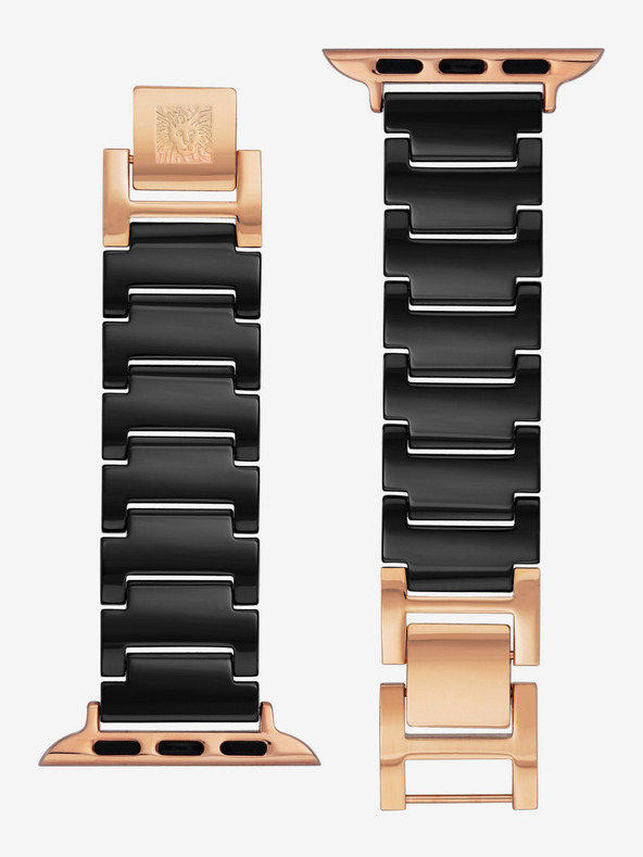 Anne Klein Čierny remienok pre Apple Watch Anne Klein