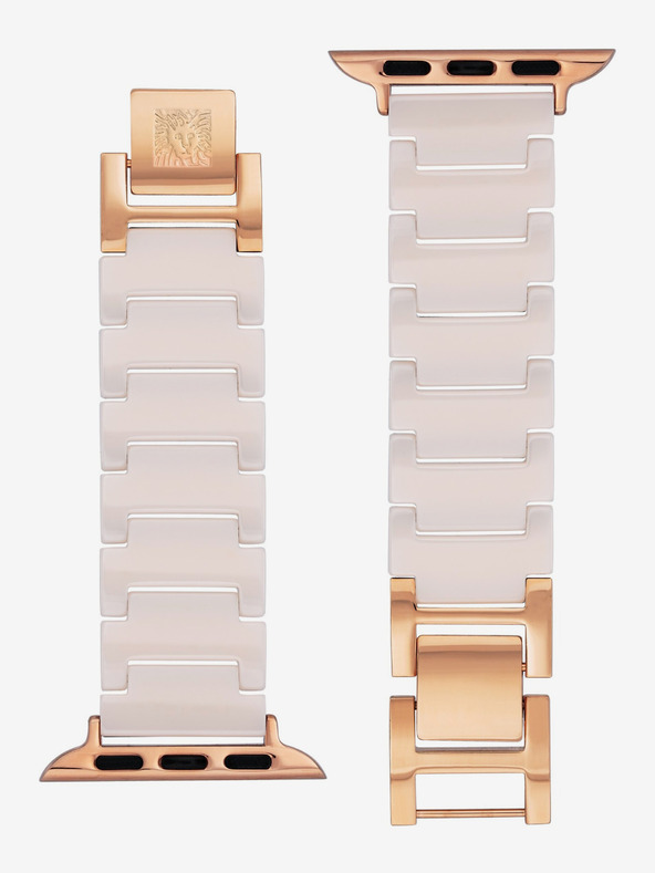 Anne Klein Svetloružový remienok pre Apple Watch Anne Klein