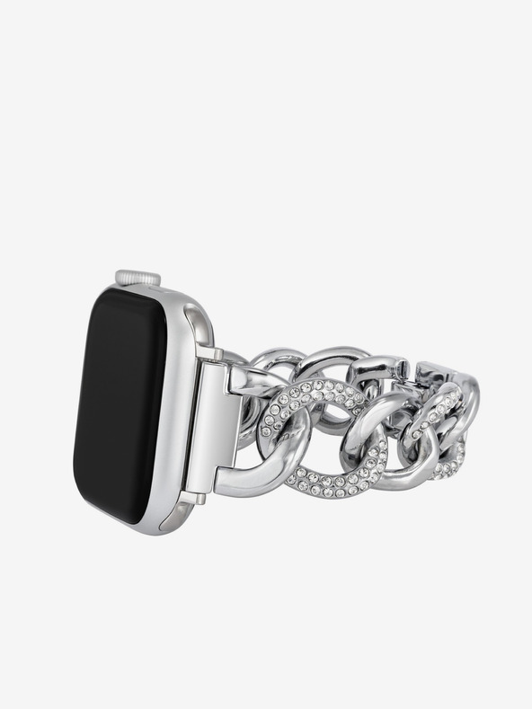 Anne Klein Remienok pre Apple Watch 38/40/41 mm v striebornej farbe Anne Klein