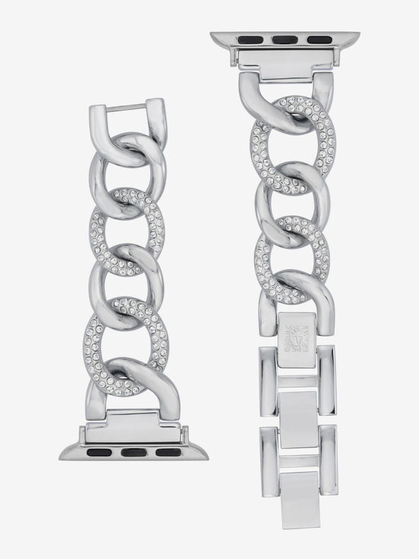 Anne Klein Remienok pre Apple Watch 38/40/41 mm v striebornej farbe Anne Klein