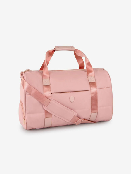 Heys Ružová dámska taška Heys Puffer Duffel Bag Rose