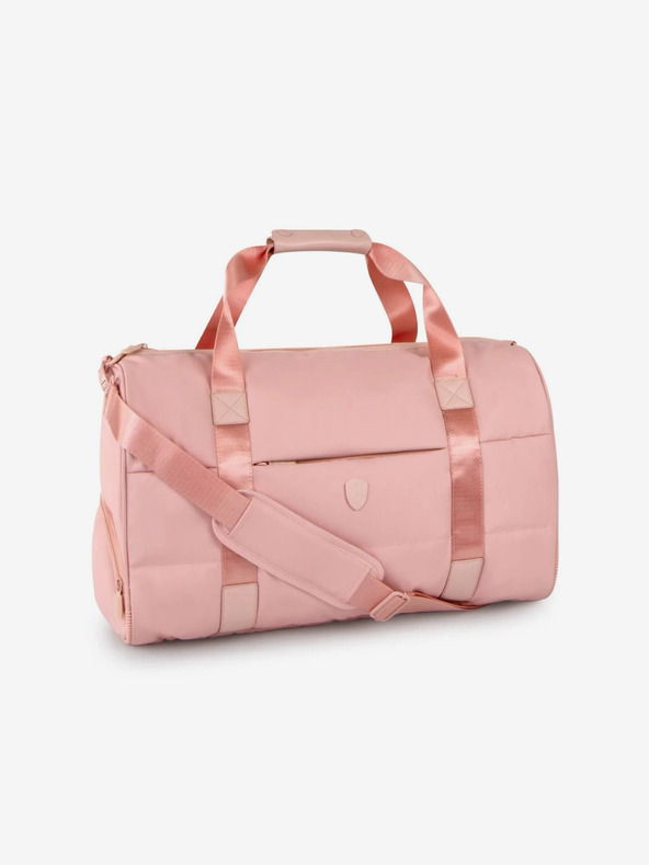 Heys Ružová dámska taška Heys Puffer Duffel Bag Rose