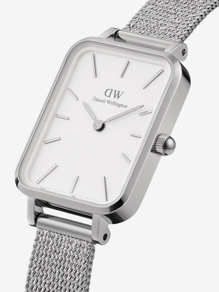 Daniel Wellington Dámske hodinky Daniel Wellington Quadro v striebornej farbe