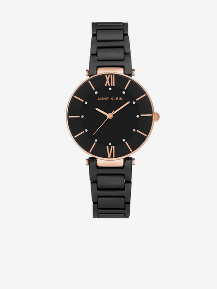 Anne Klein Čierne dámske hodinky Anne Klein