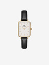 Daniel Wellington Čierne dámske hodinky Daniel Wellington Quadro