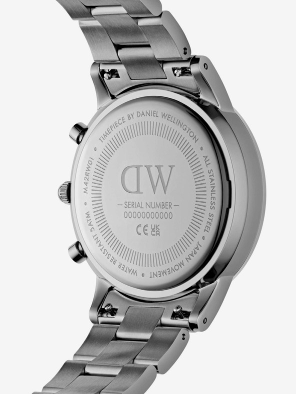 Daniel Wellington Strieborné pánske hodinky Daniel Wellington Iconic DW00100644