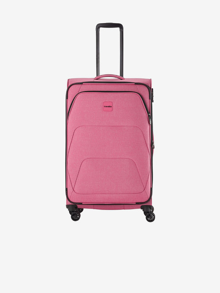 Travelite Ružový cestovný kufor Travelite Adria L