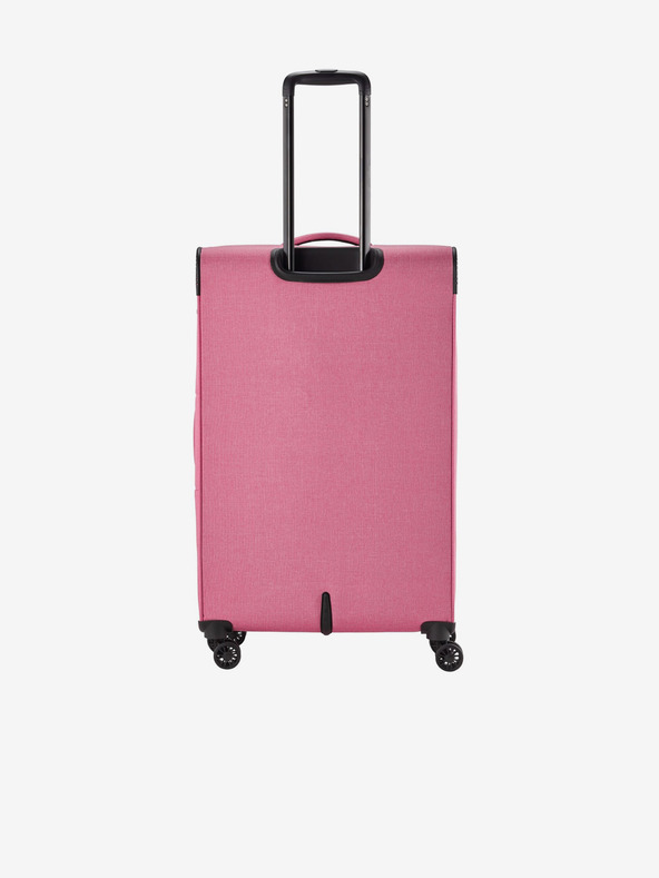 Travelite Ružový cestovný kufor Travelite Adria L