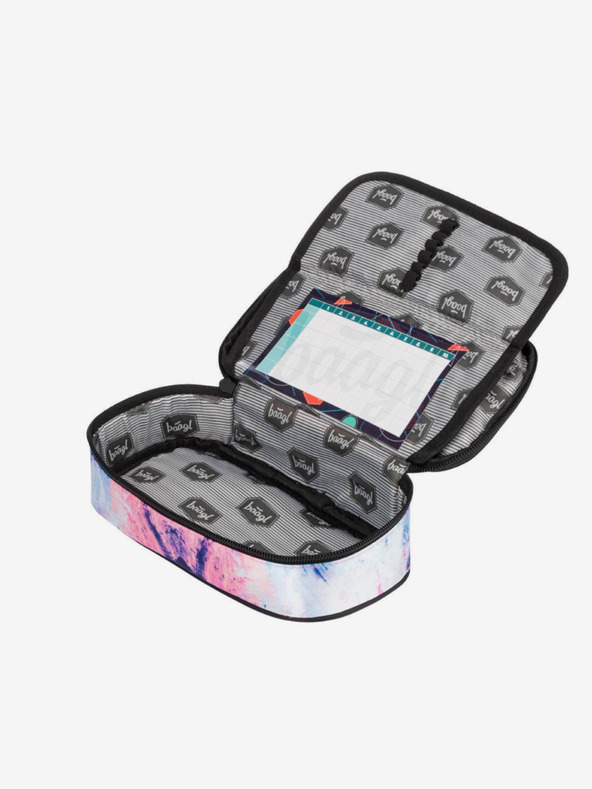 BAAGL  Ružový školský peračník abstraktný Baagl