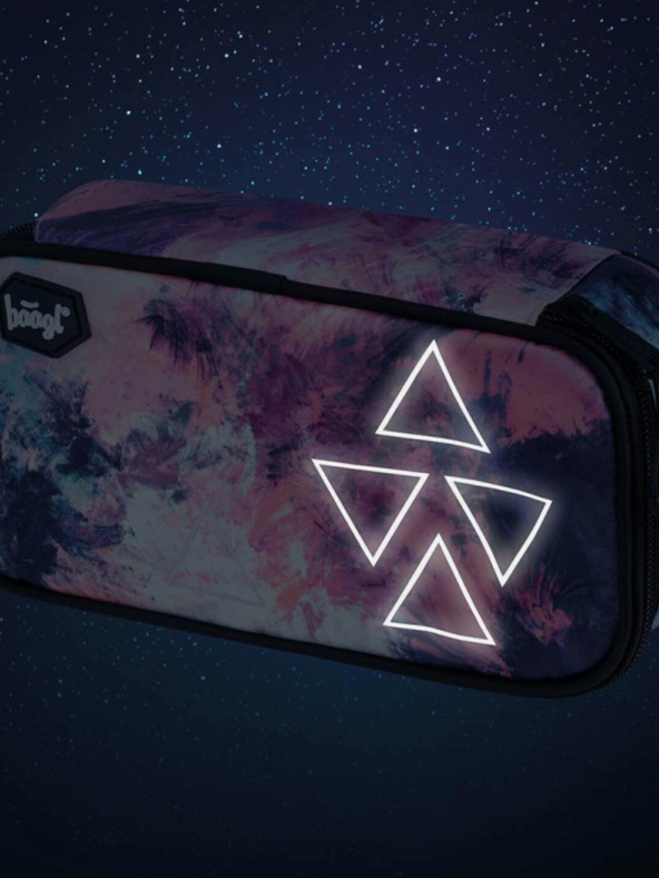 BAAGL  Ružový školský peračník abstraktný Baagl