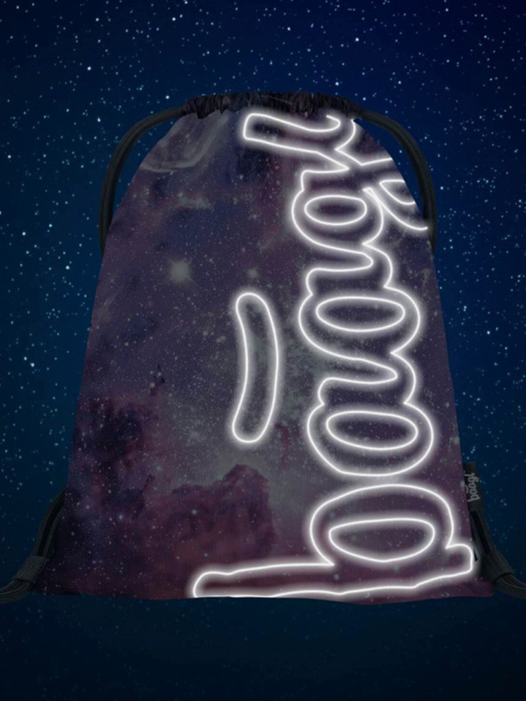 BAAGL  Fialová taška na korčule galaxy Baagl
