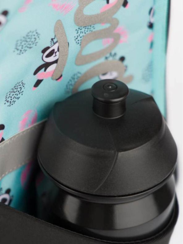 BAAGL  Šedá 3 sety pandy na zips: aktovka, penál, taška Baagl