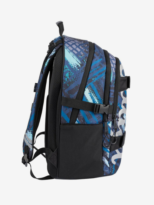 BAAGL  Modrá 3 sety korčuliarska štruktúra: batoh, penál, taška Baagl