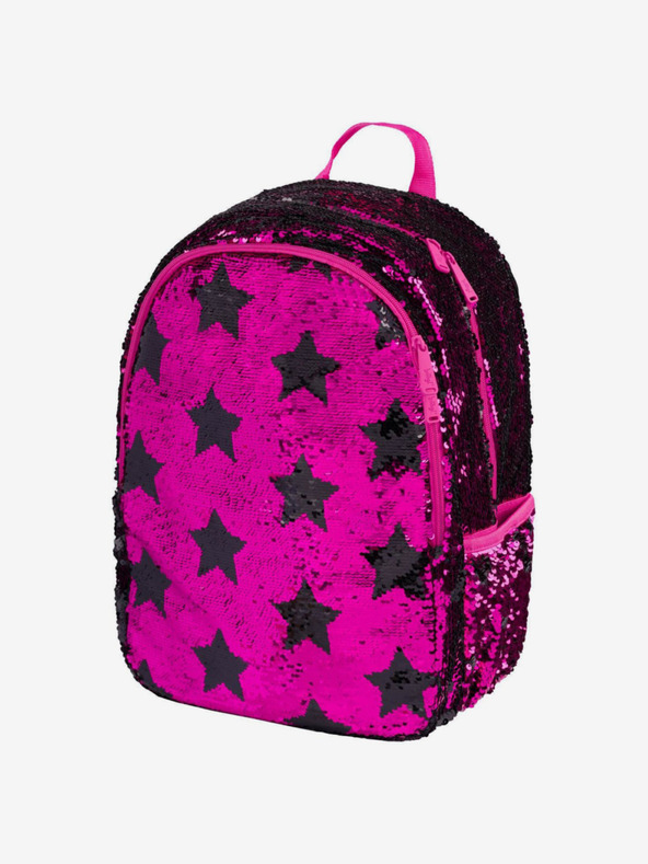 BAAGL  Ružový školský batoh zábavné hviezdy Baagl