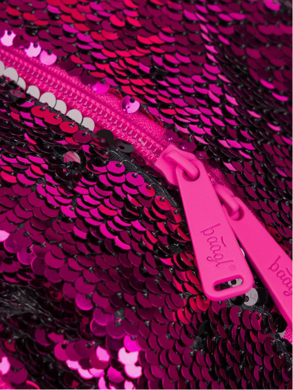 BAAGL  Ružový školský batoh zábavné hviezdy Baagl