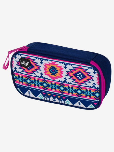 BAAGL  Modrý školský peračník boho Baagl