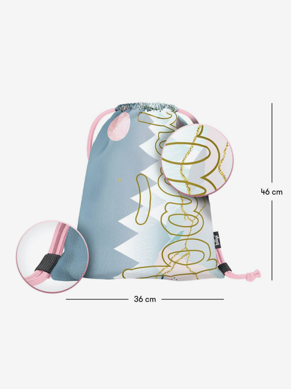 BAAGL  Fialová taška skate moon Baagl