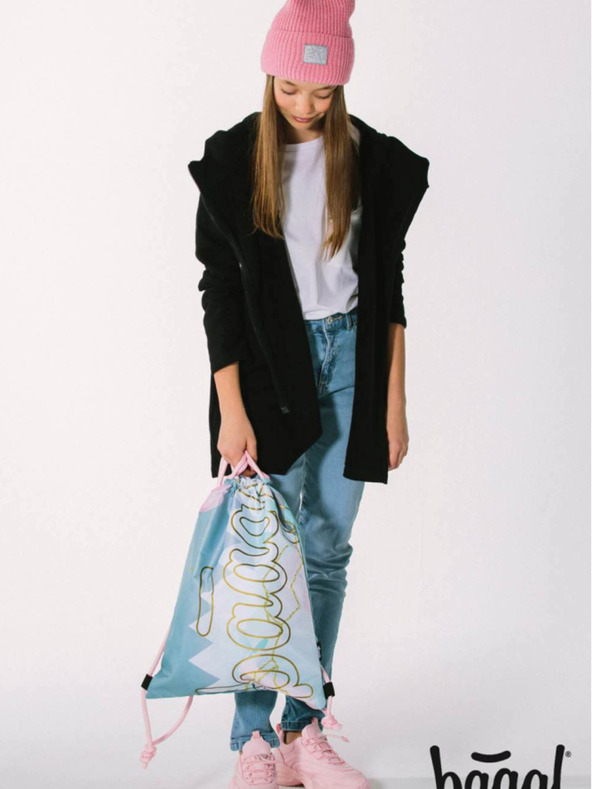 BAAGL  Fialová taška skate moon Baagl