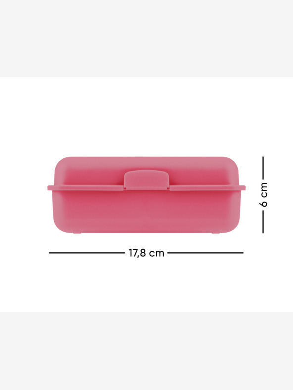 BAAGL  Ružový box na desiatu so sovou Baagl