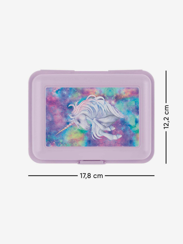 BAAGL  Fialový box na desiatu jednorožec Baagl