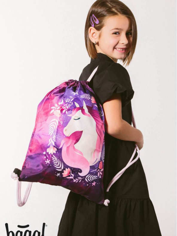 BAAGL  Fialová taška Baagl Horse
