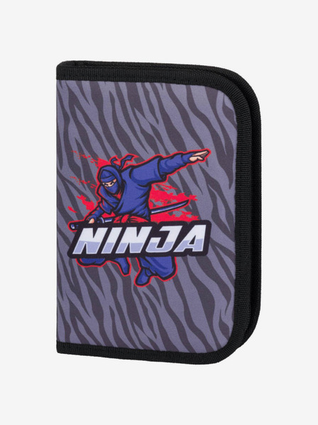 BAAGL  Sivý školský peračník Baagl Ninja