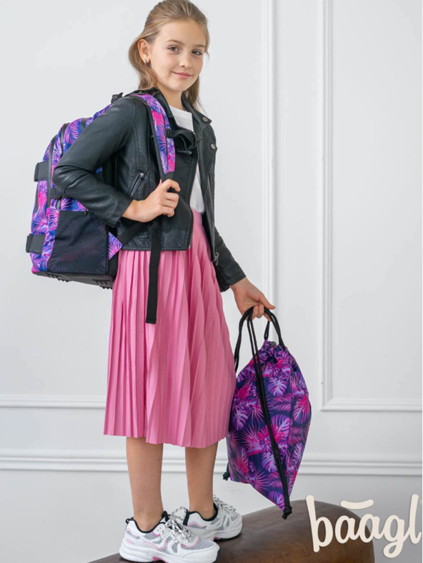 BAAGL  Fialová taška Baagl Skate Violet