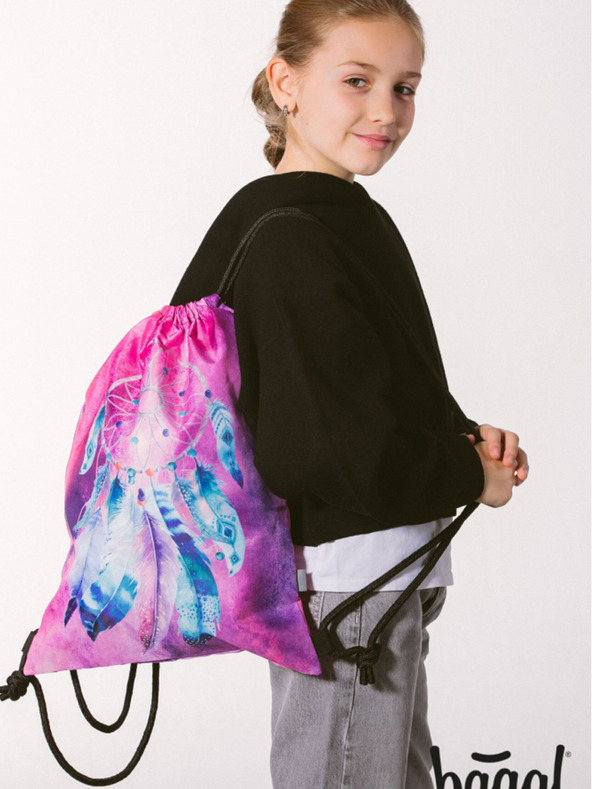 BAAGL  Ružová taška Baagl Lapač Snov