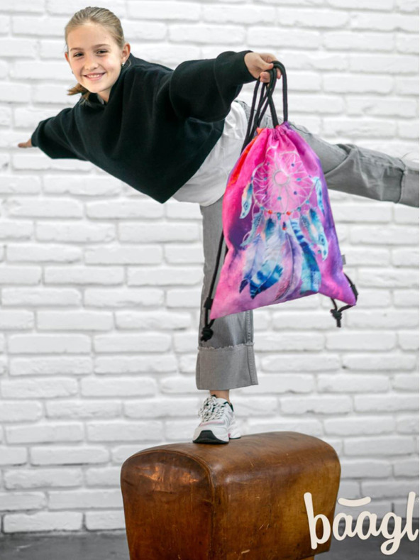 BAAGL  Ružová taška Baagl Lapač Snov