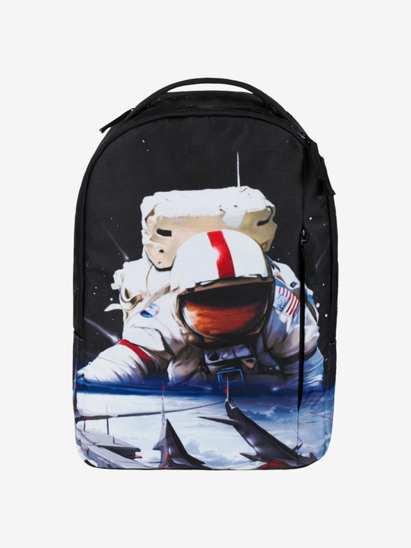 BAAGL  Čierny batoh Baagl eARTh - Cosmonaut by Caer8th