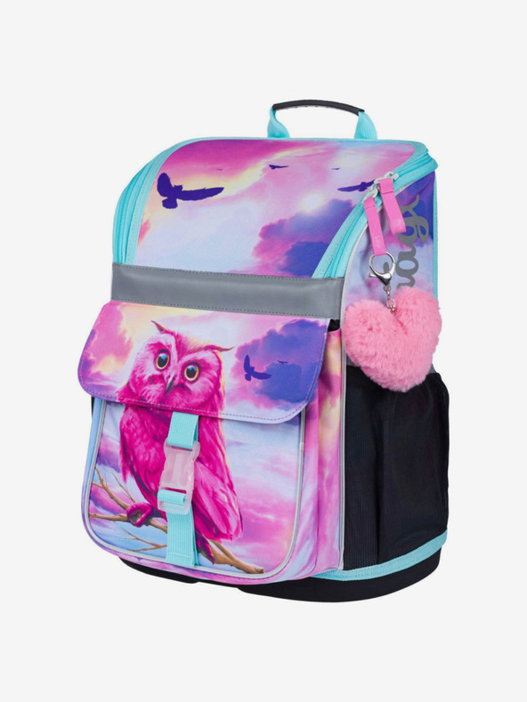 BAAGL  Ružová školská taška Zippy Baagl Ow