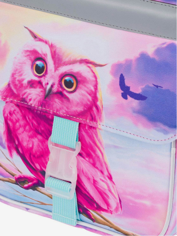 BAAGL  Ružová školská taška Zippy Baagl Ow