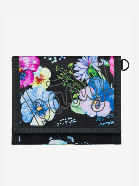 BAAGL  Čierna peňaženka Baagl Flowers