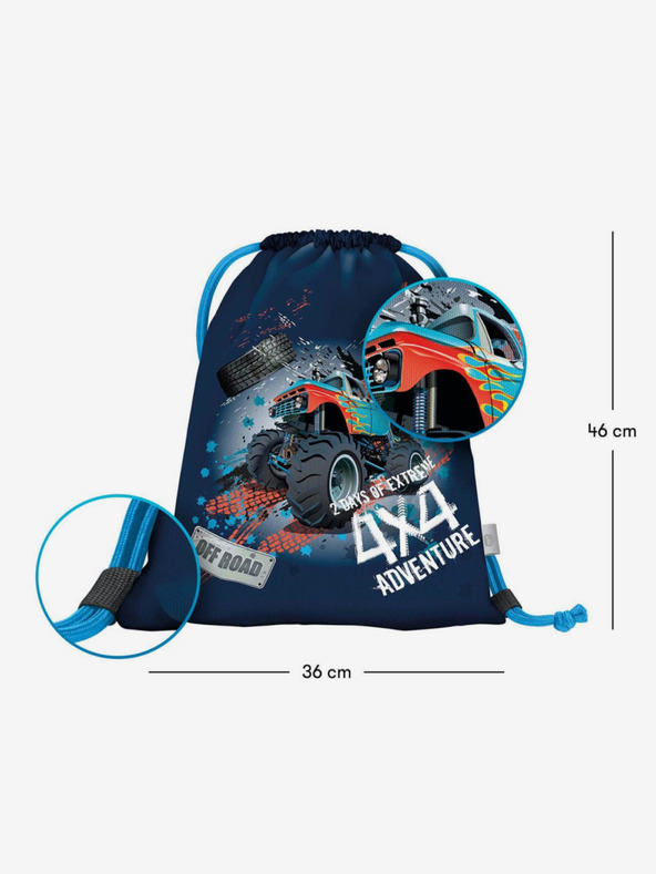 BAAGL  Tmavomodrá taška Baagl Truck