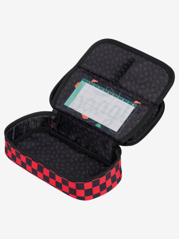 BAAGL  Čierny školský set Skate batoh, penál a taška Baagl Teribear