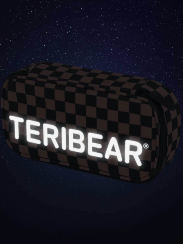 BAAGL  Čierny školský set Skate batoh, penál a taška Baagl Teribear