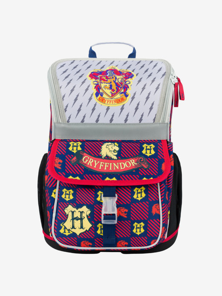 BAAGL  Červená a modrá školská taška Zippy Harry Potter Nebelvír