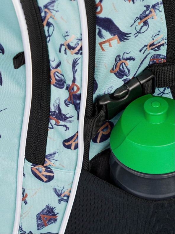 BAAGL  Modrý školský batoh Baagl Jadro Harry Potter Fantastické zvery