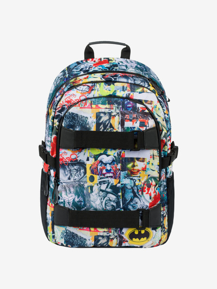BAAGL  Čierny školský batoh Baagl Skate Batman Comics
